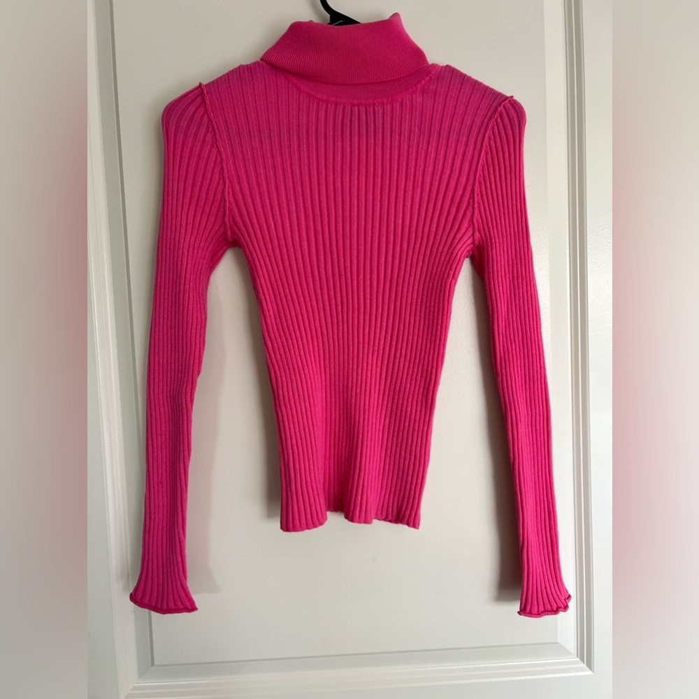 ASOS turtleneck. Magenta, size 4.